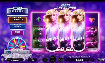 Agent Jane Blonde Mega Moolah: Stormcraft Swaps Features for a €2M+ Progressive