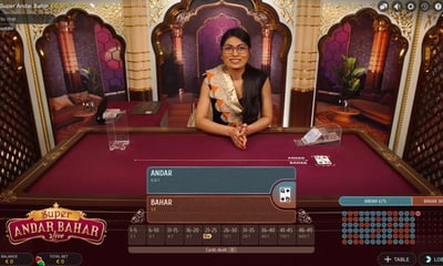 Join at New Super Andar Bahar Live Table from Evolution