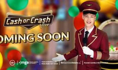New Evolution Cash or Crash Live Game Show