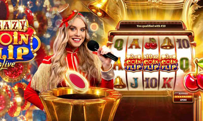 Evolution Presents – 3-in-1 Live Game Crazy Coin Flip
