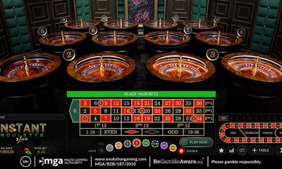 Evolution Gaming Launches Live Instant Roulette