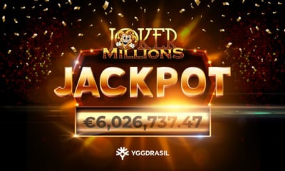 Yggdrasil’s Joker Millions Awards €6,026,737.47 to Lucky NordicBet Player