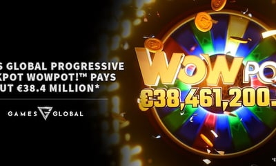 Games Global's WowPot! Pays Out a Record €38.4 Million Jackpot