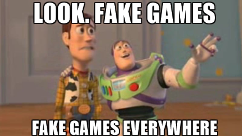 Pamper, AC Casino, BetDna. Pirated games... again.
