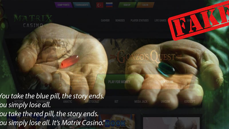 Another Hoax – Pirated Slots at Matrix Casino Exposed