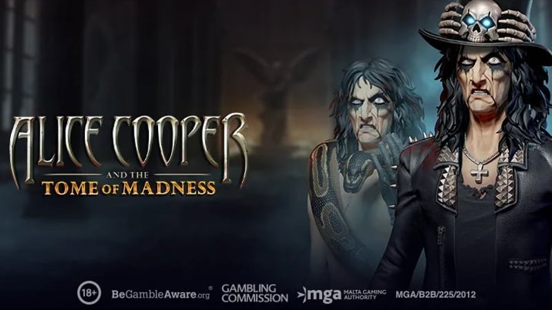 Get Ready for The Next Play’n GO Rock Slot – Alice Cooper and The Tome of Madness