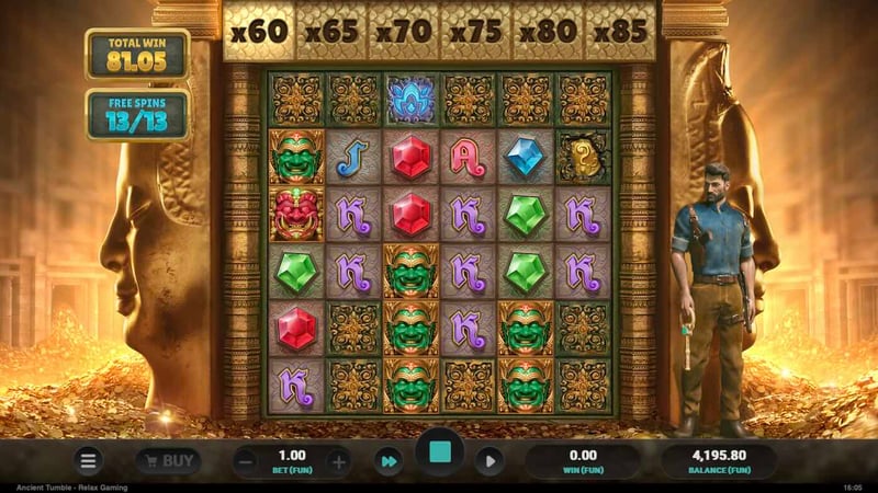 Ancient Tumble by Relax Gaming – An All-in-One Slot Adventure