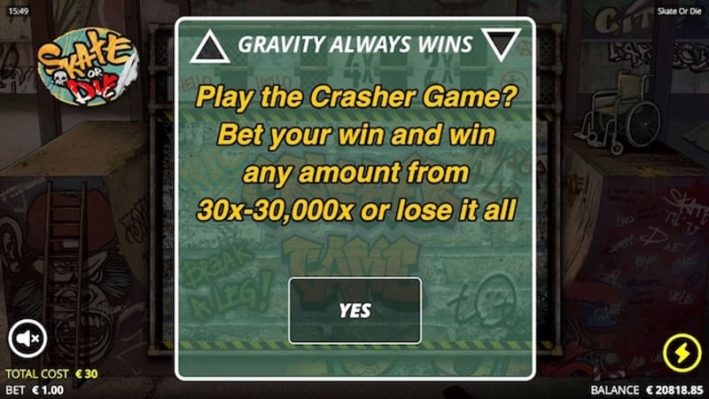 Nolimit City’s New Skate or Die Slot Presents Gnarly xCrash Mechanic