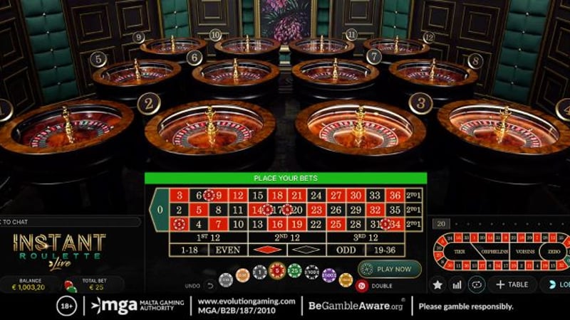 Evolution Gaming Launches Live Instant Roulette