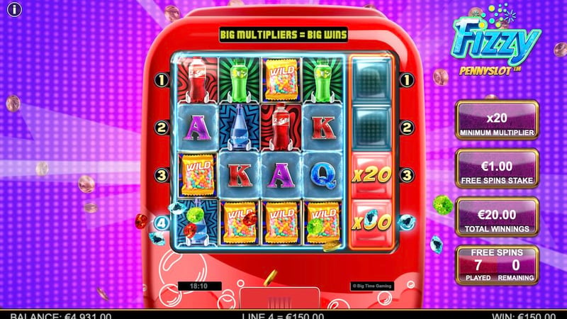 Big Time Gaming’s Fizzy Pennyslot – Small Bets, Big Thrills