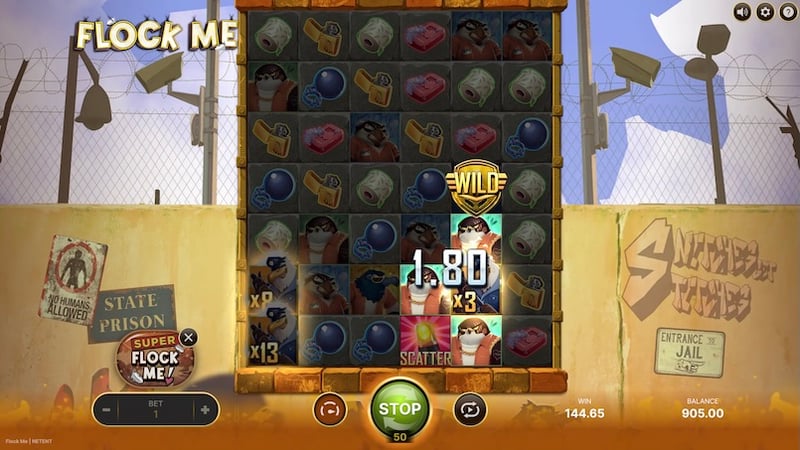 Flock Me's 8,594x Payout: A 250x Bet for 'Super' Free Spins, or a 20x Bet for One 'Flock Me' Hit?