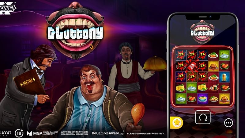 Nolimit City’s New Gluttony Slot Debuts xZone and Features Jaw-Dropping Super Bonus