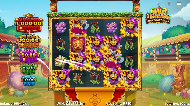 Wild Swarm 3 Chocolate Eggs by Push Gaming: The Secret Math Behind the 29,903x Easter Release