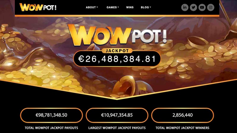 WowPot! Progressive Jackpot Hits Record Boiling Point – Now at €26,481,000 and Growing!