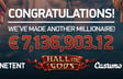 November Progressive Jackpot Galore from NetEnt, Yggdrasil and Microgaming (Over €9 Million Paid Out)