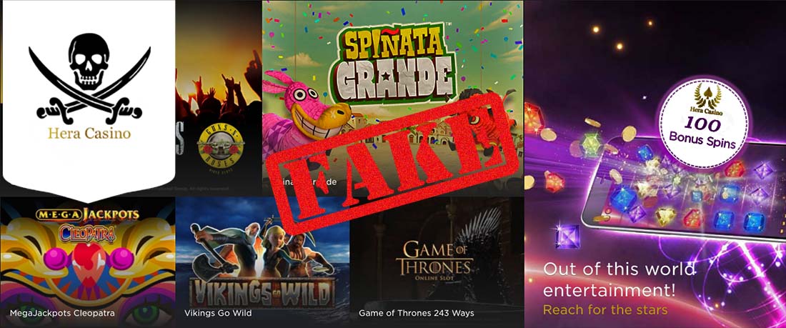 Hera Casino Fake Games