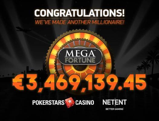 €3.5 Million Mega Fortune Jackpot Goes to German PokerStars Player