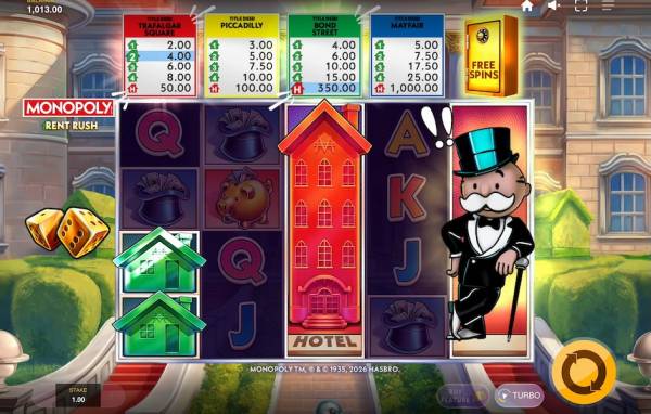 Monopoly Rent Rush by Red Tiger: The 17,497x Heavyweight With a 50x Entry Fee