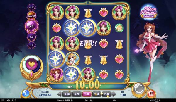 Moon Princess Extreme (Play'n GO): A 50,000x Ceiling and the x1,000 Multiplier Chase