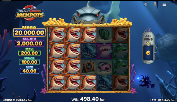 Razor Shark Jackpots: Nudge & Reveal Returns with Fixed Prizes and 11,000x Ceiling